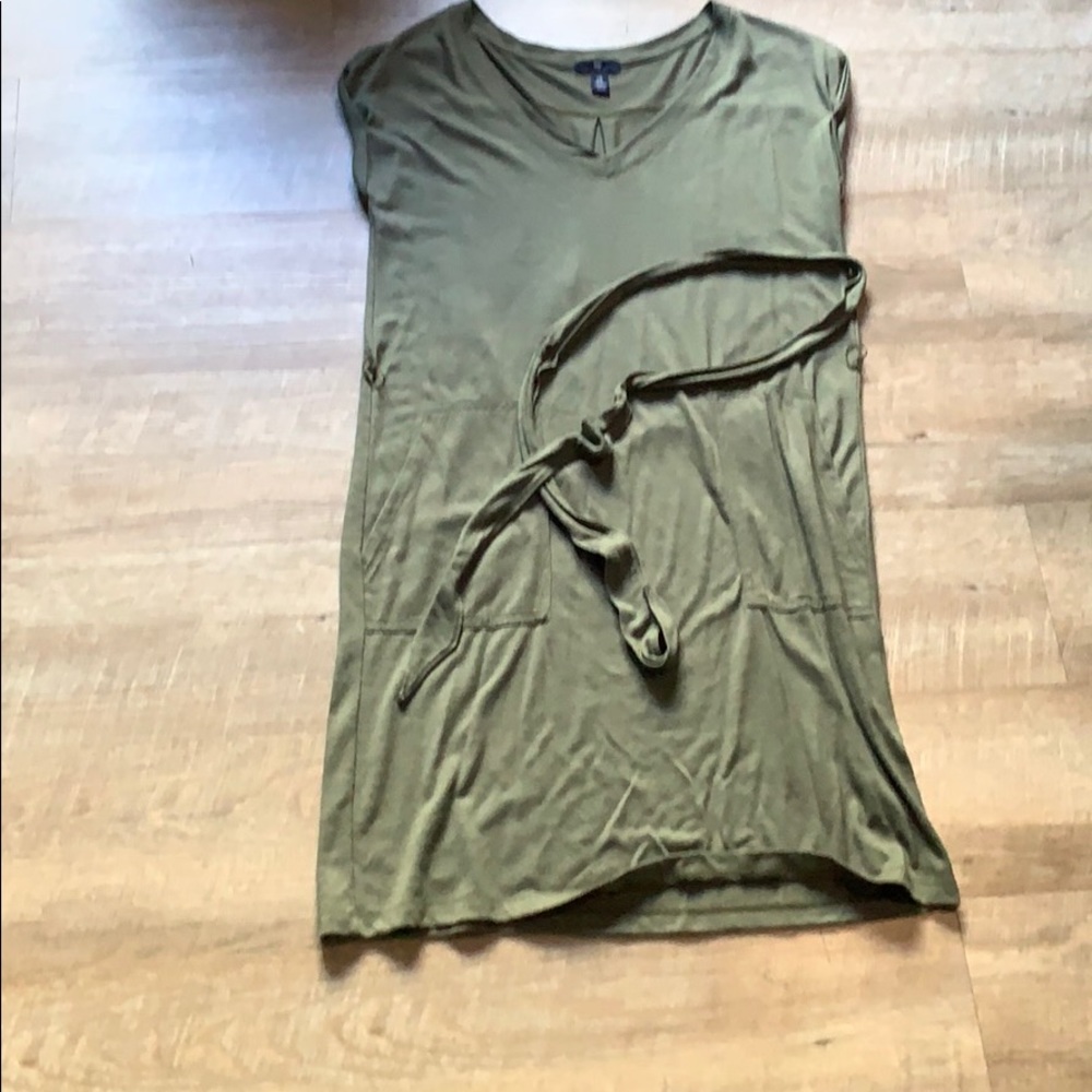 Green Gap T-shirt dress